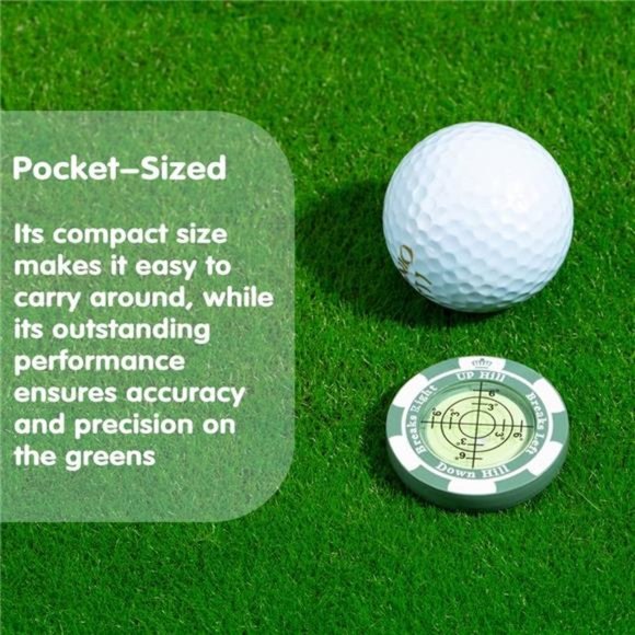 Golf Hat Clip Ball Marker with High Precision Green Reading Aid  For Men - Picture 6 of 7